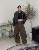 Pero Vintage Washing Leather Jacket