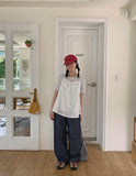 Hoyoi summer wide cotton pants