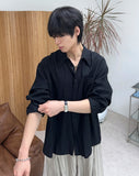 Dipel Airy Stripe Overshirt