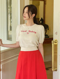 Rabs Ribbon Lettering Short Sleeve Knit