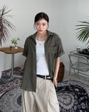 Rica Stripe Half Shirt