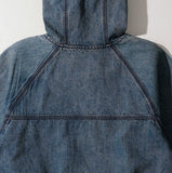 Aging Hood Denim Jacket