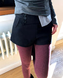 Liran Button Wool Short Pants