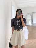 Delienne Ribbon Puff T-Shirt