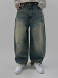 Lowen damage balloon denim