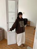 [unisex] Pikuyo printing brushed over hoodie