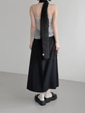 Flynn See-through Frill Tiered Blouse