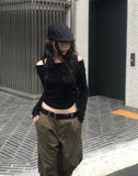 Sido Black Double Belt