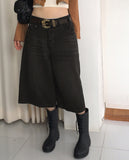 Parcel Bohemian Leather Stud Wide Big Belt