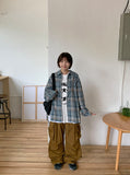 Bamine Check Shirt Jacket