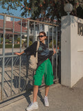 Pintuck Cargo Bermuda Training Pant