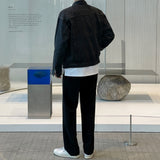 Latz black blue denim jacket