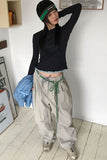 TENCEL FRILL SLEEVE T