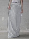 Mepho Pintuck Nylon Rivet Pants