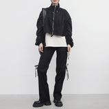 Martique String Shirring Jacket