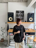 [unisex] Horn Printing Over Short Sleeve Tee