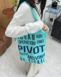 Tiven Lettering Shoulder Bag