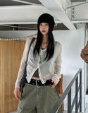 [U-BASIC] Sijeu See-Through Summer Knit Cardigan