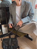 Grove Check Cutting Crop Blazer