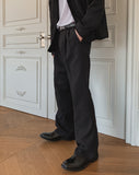 Cays Tweed Pintuck Slacks