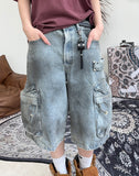 Melanon Dirty Cargo Bermuda Pants