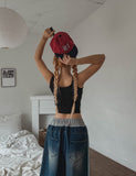 Didi numbering crop sleeveless