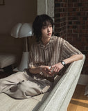 Kao Crochet Half Shirt
