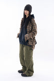 Arcana zipper cargo wide pants