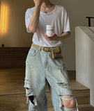 Hand Vintage Wide Denim