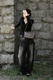 Slit Tencel Long Sleeve