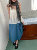 Zerni V-neck Lace Bustier Layered Sleeveless