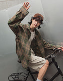 Oroff check overshirt