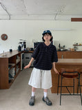 [unisex] Huli Track Line Banding Bermuda Pants