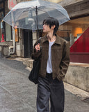 Poste Rivet Leather Trucker Jacket