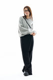 Gent layered wide trousers