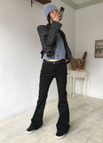 STRIPE BOOTCUT DENIM