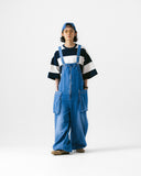 [AG] Side Pocket Denim Balloon Overall