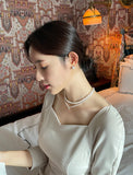 Koir Pearl Cubic earrings