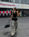 Stitch Balloon Track Nylon Pants
