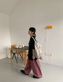 Conio Cotton Banding Balloon Wide Pants