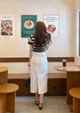 Gelad Pocket H-line Long Skirt