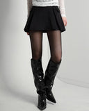 Hidden Cotton Pleats Skirt