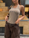 Shell Bohemian Rivet Halterneck