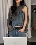 Reki Summer Square Mesh Knit