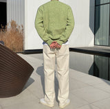 Genty brushed wide pants