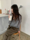 Barimi Lace Ribbed U-Neck Summer Cardigan