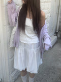 Buro Frill Banding Balloon Midi Skirt
