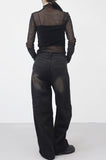 Erion see-through half-polar t-shirt
