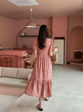 Kotia flower shirring one piece