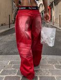 Coloring Washed Wide Pants
